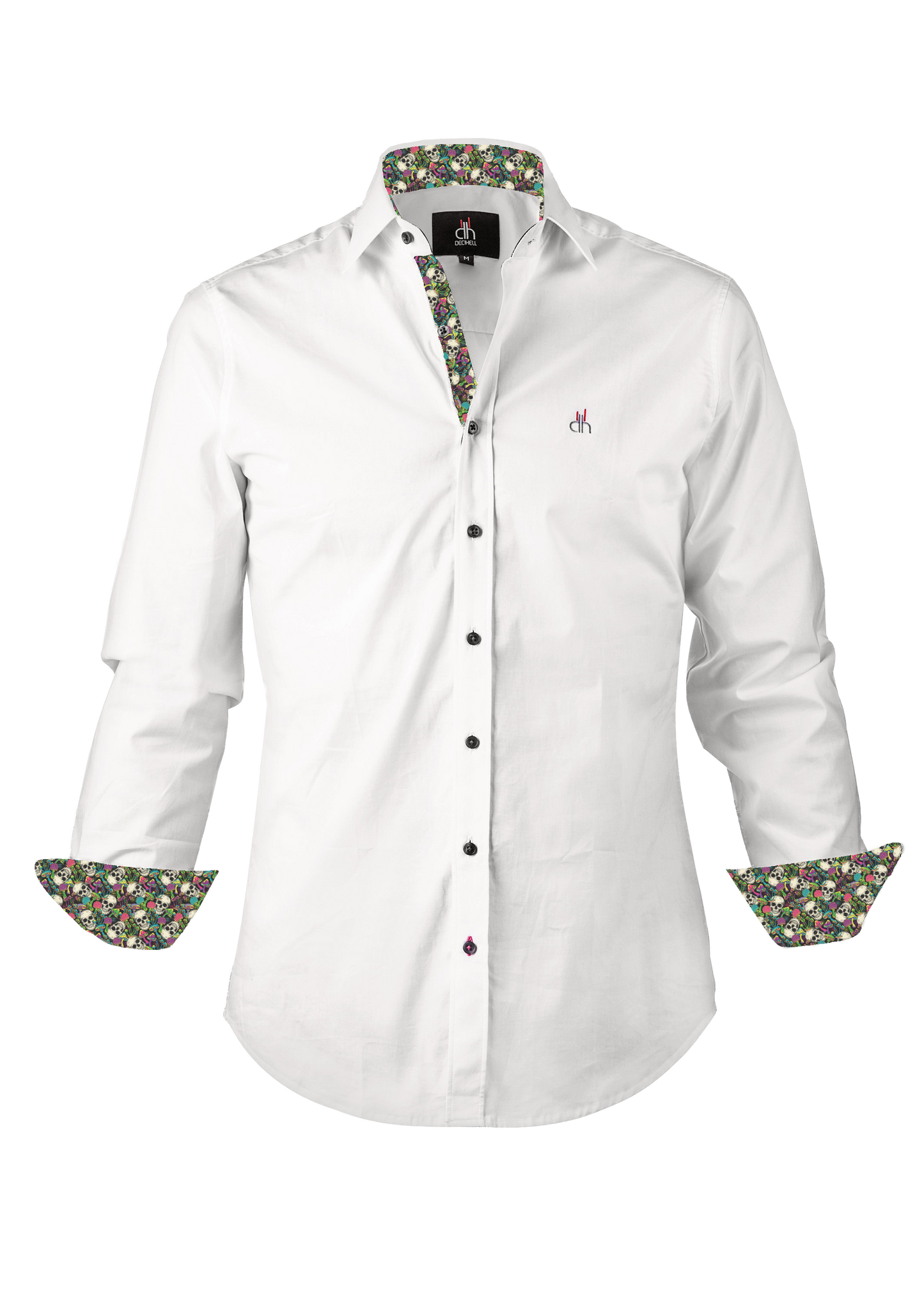 Psychedelic Skull White