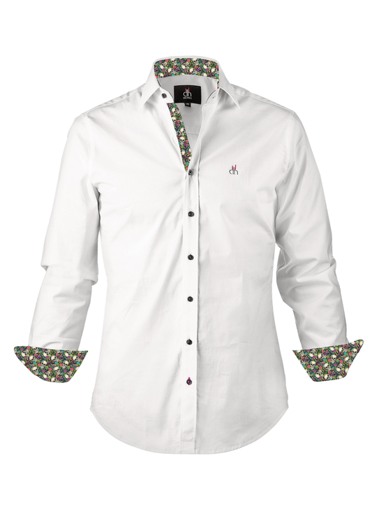 Psychedelic Skull White